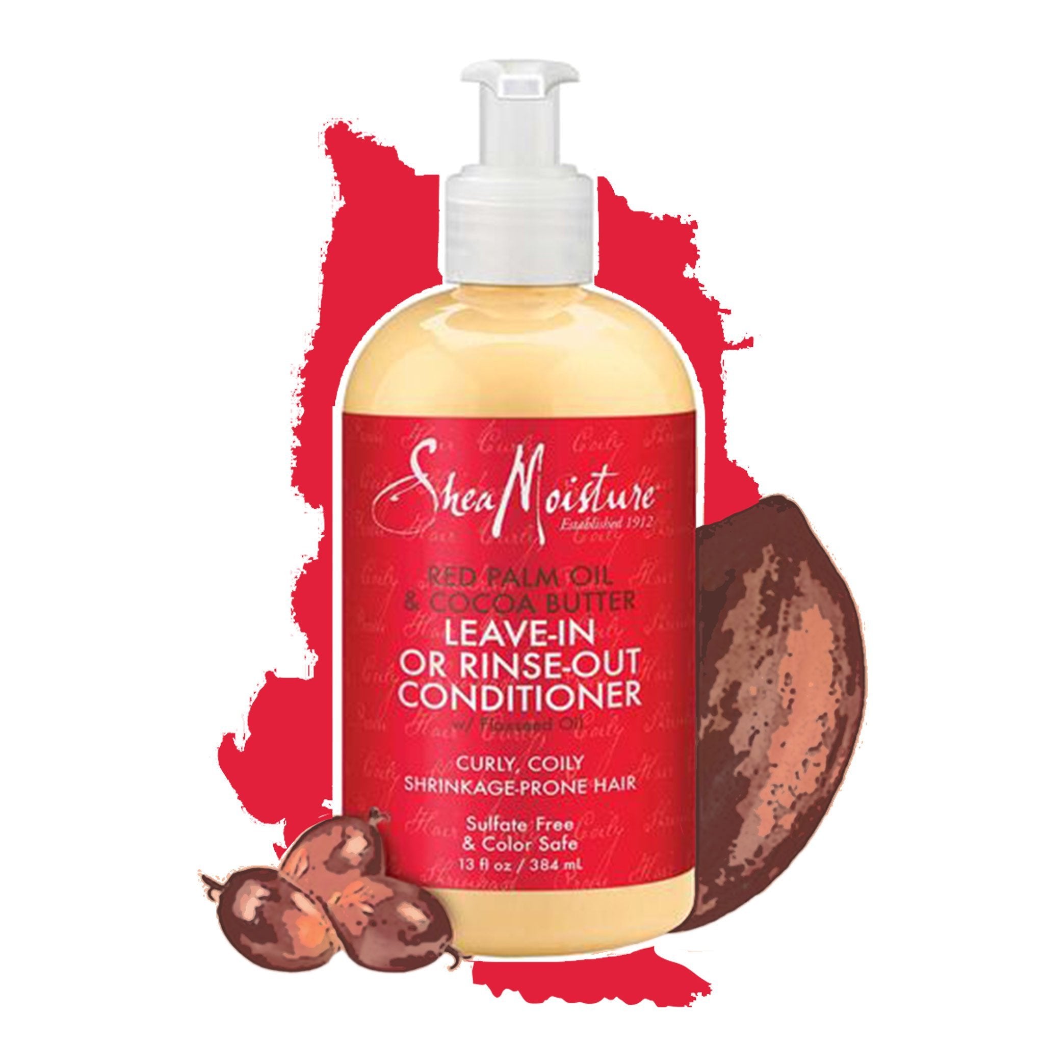 Shea Moisture - ACEITE DE PALMA ROJA Y MANTECA DE COCOA ACONDICIONADOR RINSE OUT O LEAVE IN - lockenkopf