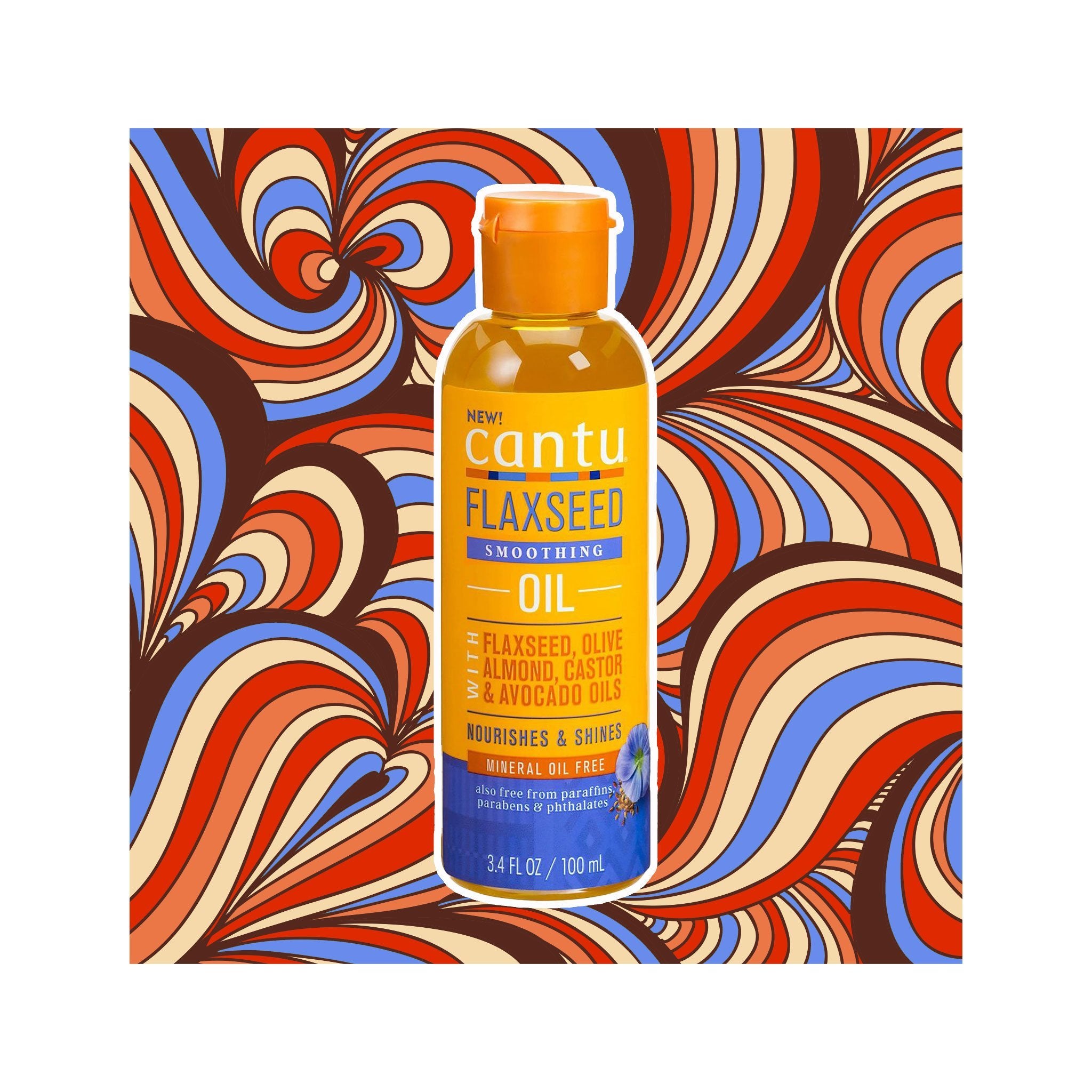 Cantu | Huile de lin pour lisser les cheveux - lockenkopf