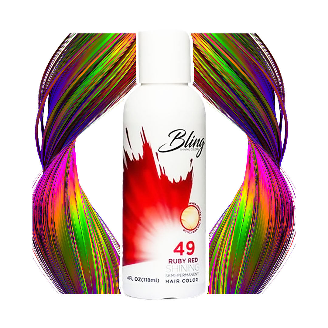 Couleur de cheveux semi-permanente