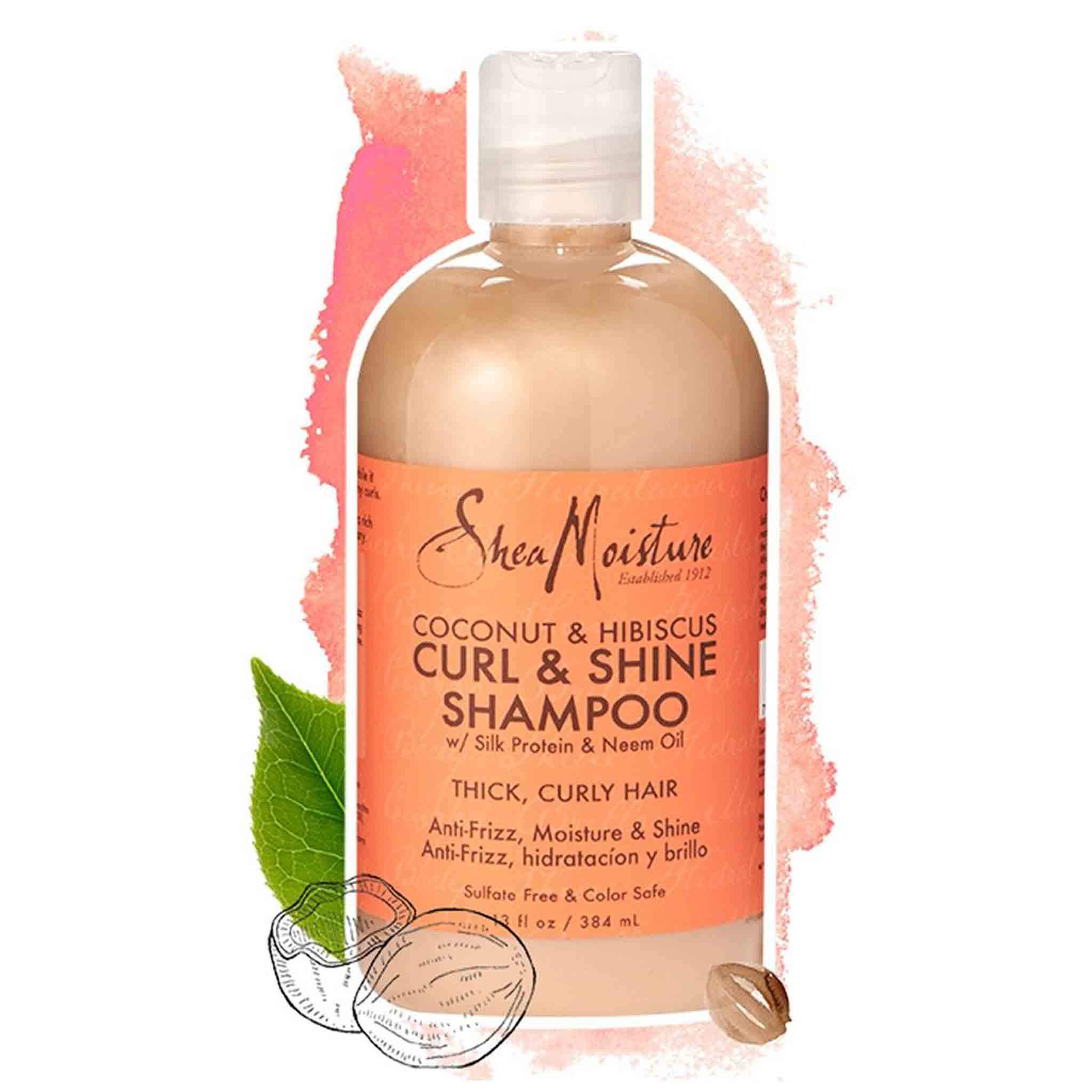 Shea Moisture | Coconut Hibiscus Curl & Shine Shampoo - lockenkopf                                