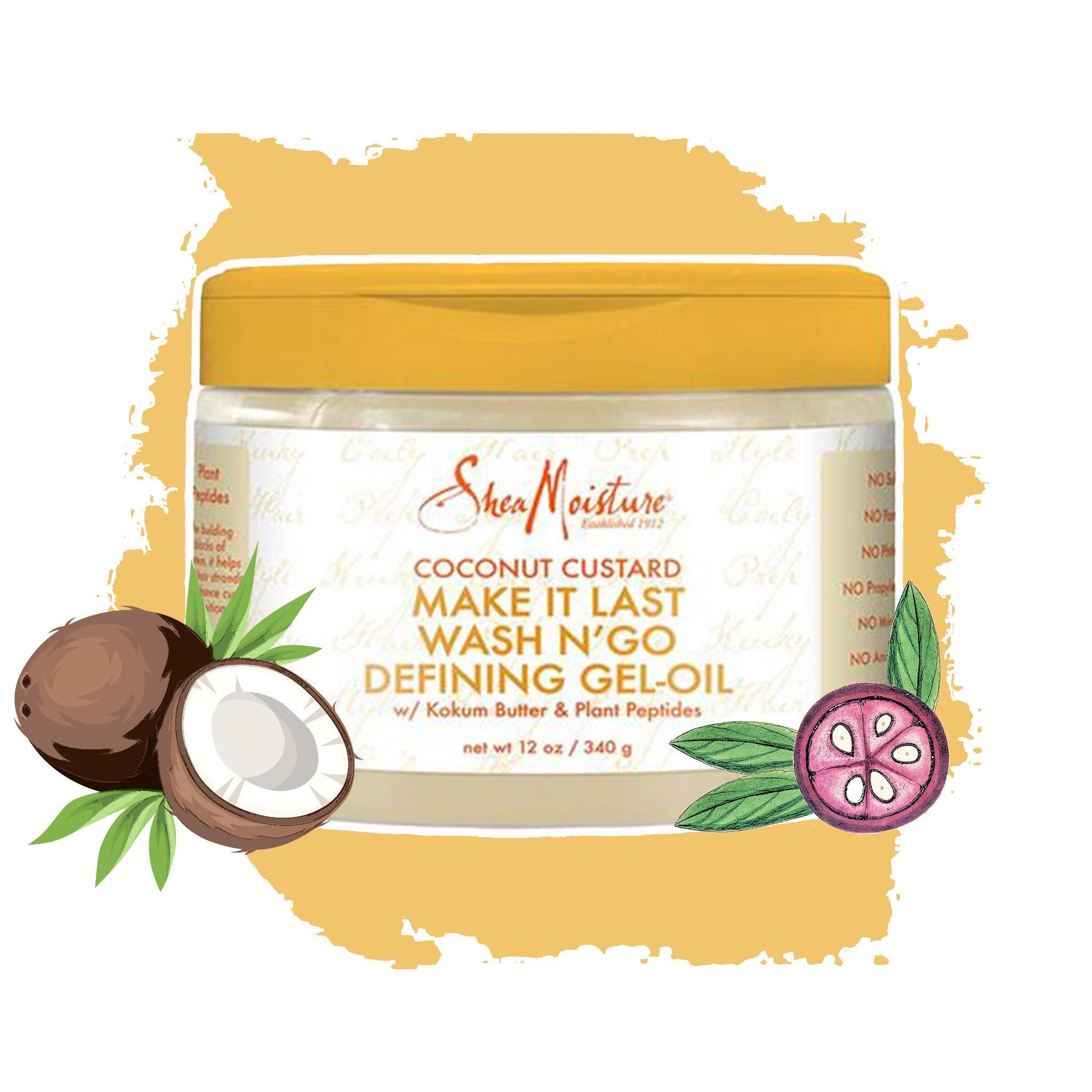 Shea umidità | crema pasticcera al cocco Fare l'ultimo lavaggio N ` Go definire Gel-Oil - lockenkopf