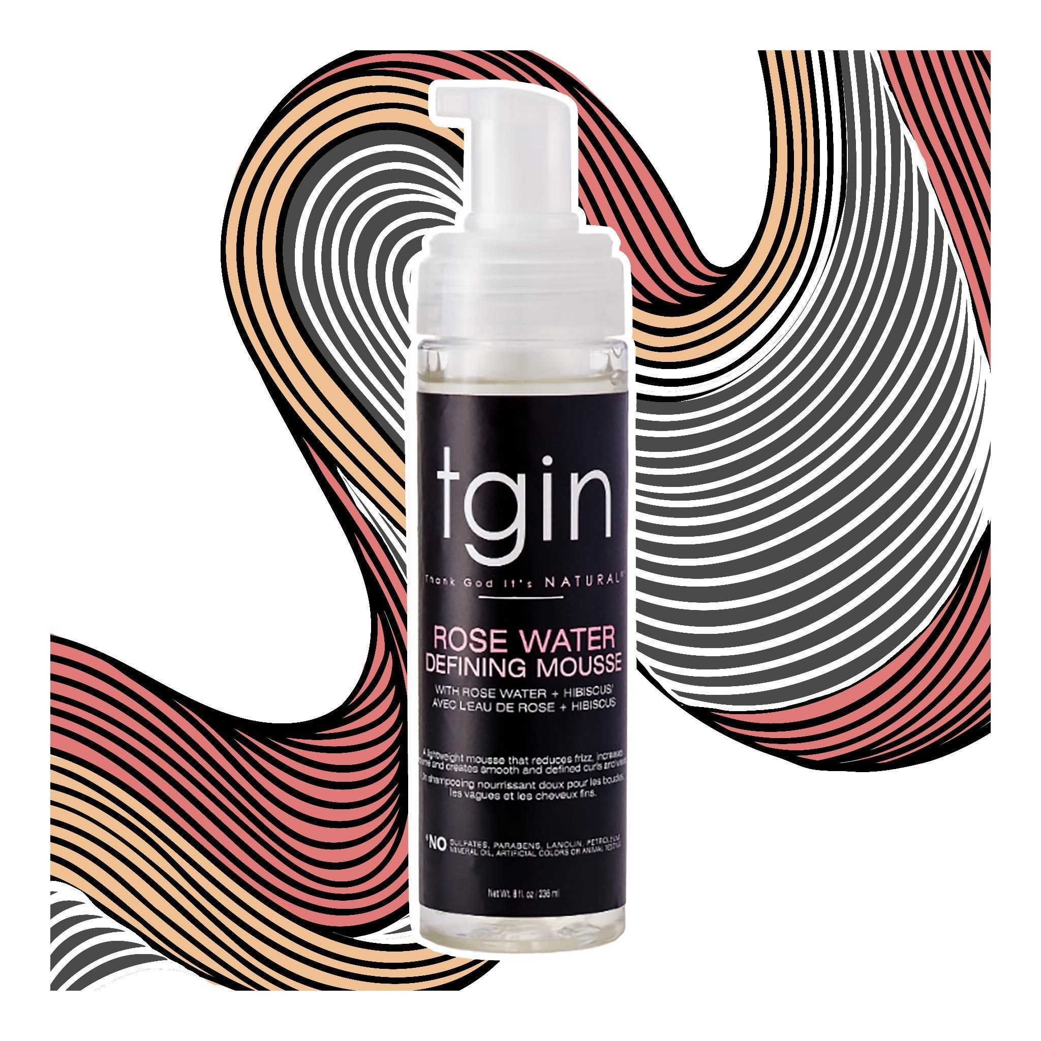 TGIN | Rose Water Curl Defining Mousse - lockenkopf